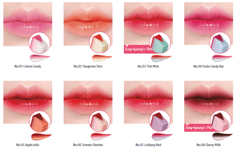 Laneige,Laneige Two Tone Tint Lip Bar,07 Lollipop Red,ลิปทูโทน,ทินต์ทูโทน,สไตล์เกาหลี