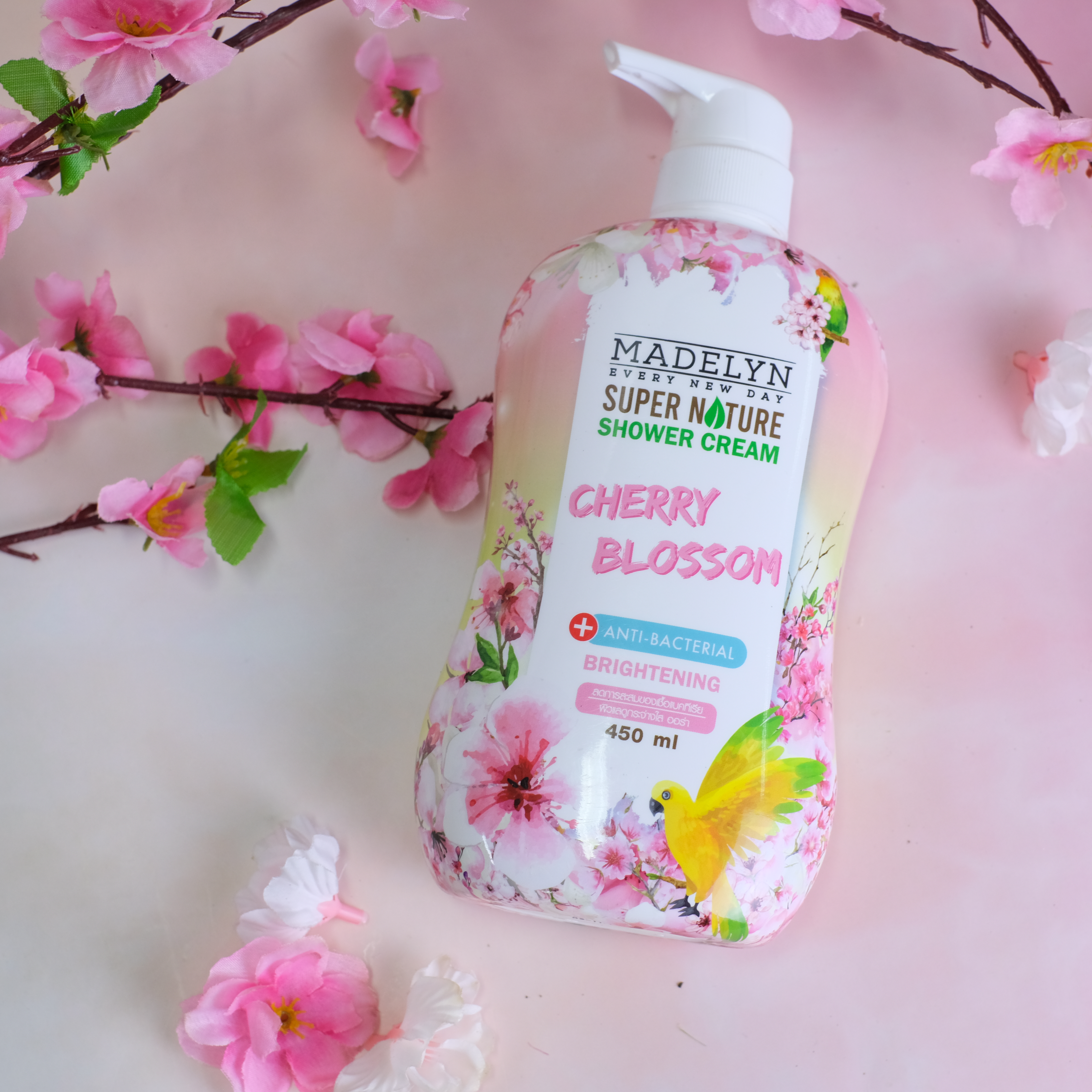 Madelyn,ครีมอาบน้ำ,Madelyn Shower Cream Cherry Blossom 450 ml,Madelyn Shower Cream Cherry Blossom 450 ml ราคา,Madelyn Shower Cream Cherry Blossom 450 ml รีวิว,