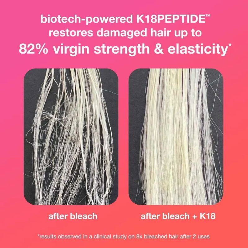 K18 Hair Leave-In Molecular Repair Hair Mask 5 ml , K18 Hair ,มาส์กทรีทเม้นต์ ,  HeadroomHair , K18Peptide #HairCare , StrongerHair ,SalonTreatment ,HairTransformation , HealthyHair”